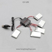 Lian sheng LS126 Drone battery and charger