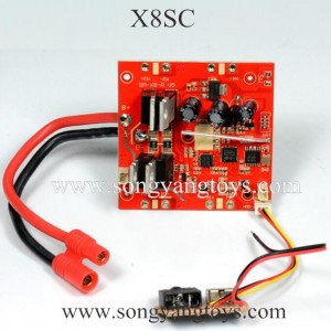 SYMA X8SC Drone Parts-Receiver Board